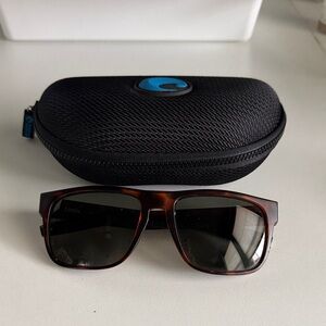 Costa Tortoise Frame Sunglasses with Black Case